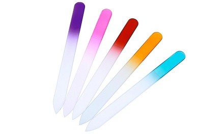 Crystal Glass Nail File Set (5-Piece)