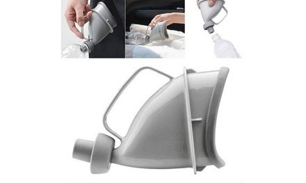 Portable Urinal Toilet Unisex Potty Pee Funnel Outdoor Emergency Adults Urinal