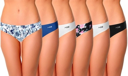 AQS Women's Seamless Thongs (6-Pack)