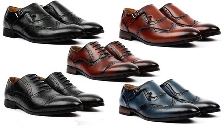 Vincent Cavallo Men's Classic Oxford Dress Shoes