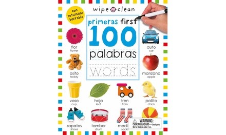 Wipe Clean: First 100 Words Bilingual (Spanish/English)WC: First 100 Words Bilin