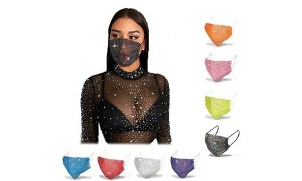 6 Pack: Women's Net Sun Diamond Mask