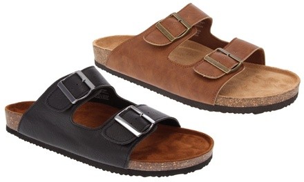 London Fog Men's Footbed Sandals