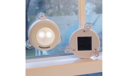 Solar Window LED Night Light (2-Pack)