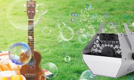  30W Silver Automatic Mini Bubble Maker Machine For Wedding/Party/ Stage Show 