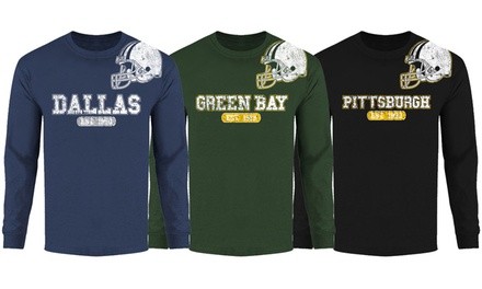 Men's Awesome Football Helmet Long Sleeve Shirts (S-2XL)