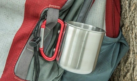 Stainless Steel Travel Mug with Red 3