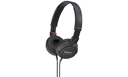 Sony MDRZX110-BLK Stereo Wired Headphones (New Version) 