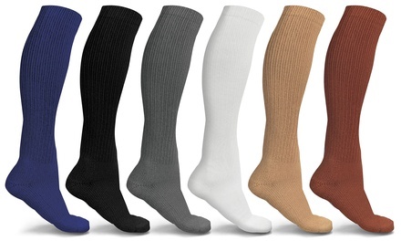 Unisex Graduated Compression Support Socks (6-Pack)