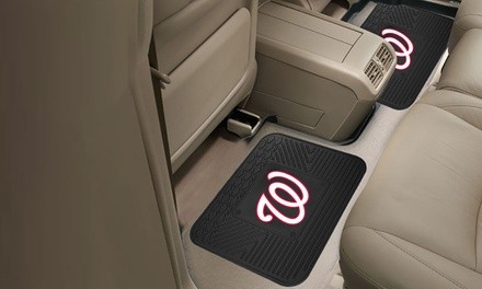 MLB Heavy-Duty Backseat Car Floor Mats (2-Piece)