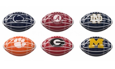 Logo Brands NCAA Mini-Sized Glossy Football