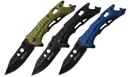 MTech USA Assisted Opening 3Cr13 Steel Multi-Function Skeleton Knife