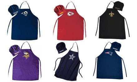 PSG NFL Cooking Apron and Chef Hat Set (2-Piece)