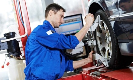 Up to 90% Off on Wheel Alignment / Balancing - Car at Zipin-out Auto Services