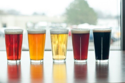 Tasting Flight at Kickstand Brewing Company (Up to 41% Off). Three Options Available.  