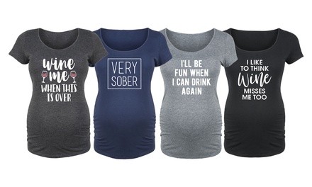 Bloom Maternity: I Miss Alcohol and Coffee T-Shirts