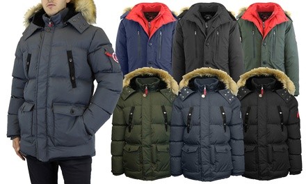 Men's Heavyweight Hooded Winter Parka Jacket (S-3XL)