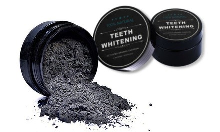 100% Natural Charcoal Teeth Whitening Powder (1- or 2-Pack)