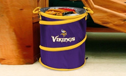 NFL 13 Gallon Collapsible 3-in-1 (Trashcan, Cooler, or Laundry Basket)