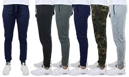 Men's Slim-Fit French Terry Joggers (S-2XL) Multiple Styles Available