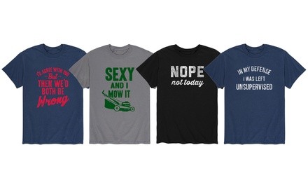 Instant Message: Nope Not Today Men's Funny Tees (S-3XL)