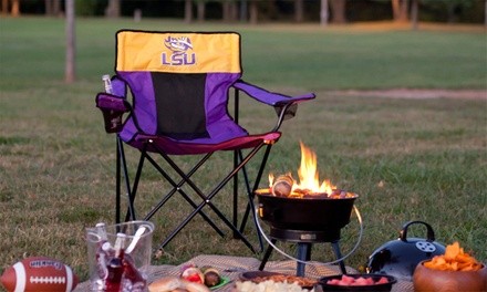 Logo Brands NCAA Folding Elite Chair with Carrying Case