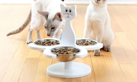 MultiCat Raised Pet Feeder