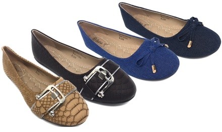 Women's Jessie's Embellished Flats. Multiple Styles Available.