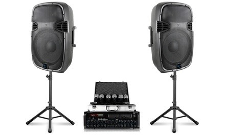 Technical Pro All-In-One Stage or Karaoke Starter Set (11-Piece)