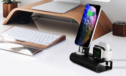 Aduro 3-in-1 Stand for iPhone, AirPods and Apple Watch