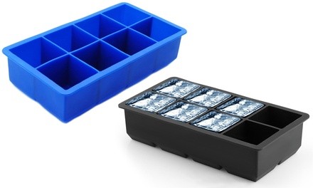 Freshware Silicone Ice Cube Tray (1- or 2-Pack)