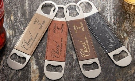 Personalized Leather Engraved Bottle Opener (49% Off)