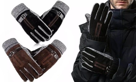 Men's Anti-Skid Windproof Thermal Gloves