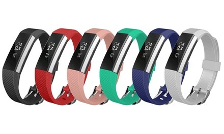 Silicone Bands for Fitbit Charge 3 or Fitbit Alta (6-Pack)