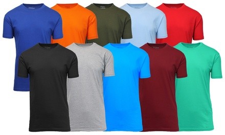 8-Pack Galaxy by Harvic Men's Short Sleeve Fitted Tee (M-2XL)