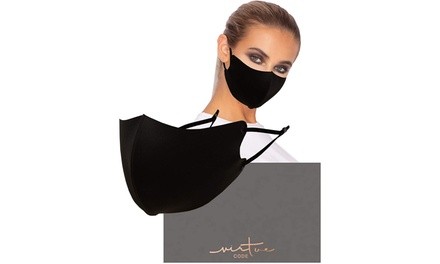 Mask in Black Fabric Face Masks 1 Piece Anti Dust