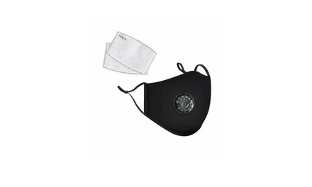 Cotton Face Mask With 2 Filters Washable Reusable Activated Carbon respirator