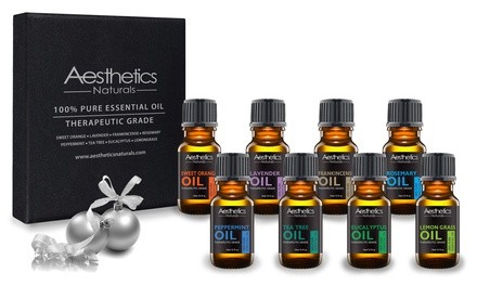 8-Pack : Aromatherapy Essential Oils Gift Set