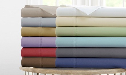 Deep-Pocket Solid-Color Sheet Set