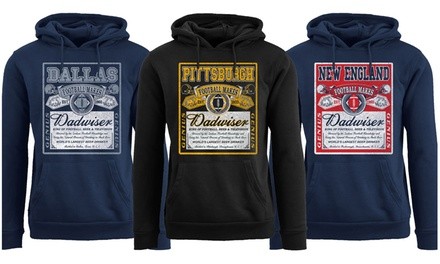 Men's Football-Themed Graphics Pull-Over Hoodie (S–2XL)