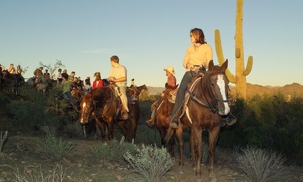 Two-Hour Horseback Trail Ride for One, Two, or Four at Fort McDowell Adventures (Up to 50% Off)