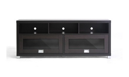 Swindon Modern TV Stand with Glass Doors