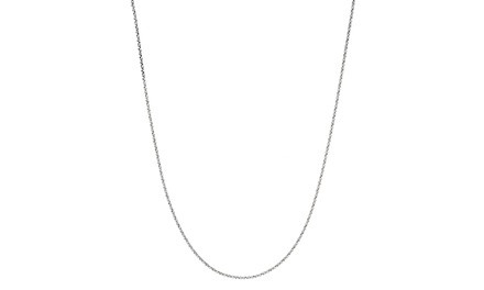 Sterling Silver Box Chain Twisted 18