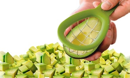 Perfect Avocado Slicer and Cuber