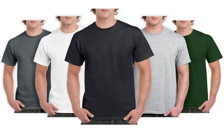 Rock and Luxe Apparel Men's Cotton Assorted T-Shirts (5-Pack)