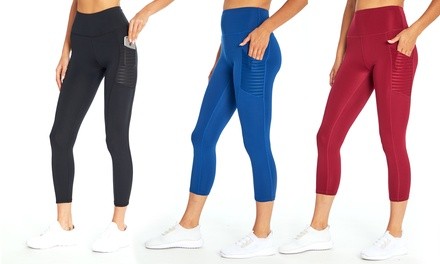 Bally Total Fitness Dana High Waist Pocket Leggings