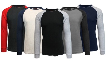 4-Pack Galaxy By Harvic Men's Raglan Thermal Shirts (S–5XL)