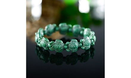 Bali Green TurquoiseTurtle Bracelet 