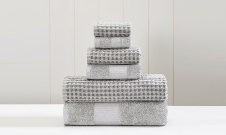 Modern Threads 100% Cotton Jacquard Towel Set (6-Piece)