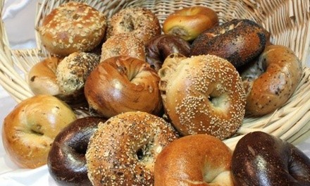 Baker's Dozen of Bagels or $15 for $17.99 Value Worth of Bagels, Desserts, and More at Davidovich Bagels